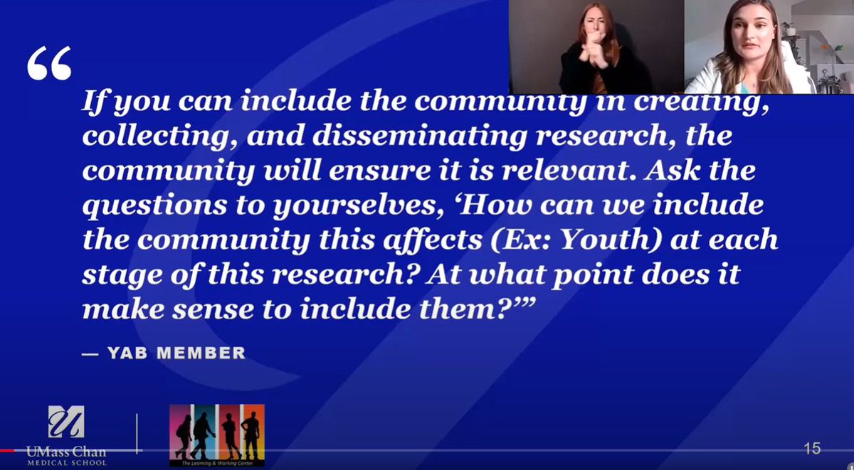 Here's our @KTDRR_Center Conference presentation, 'The Power of Engagement: Start with the End-User'. Learn about #AdvisoryBoards, & Comics & #MentalHealthPodcasts as  #KnowledgeTranslation tools/ buff.ly/47TGn3w 
#YoungAdultMentalHealth #NIDILRR @NARICInfo @UMass_SPARC