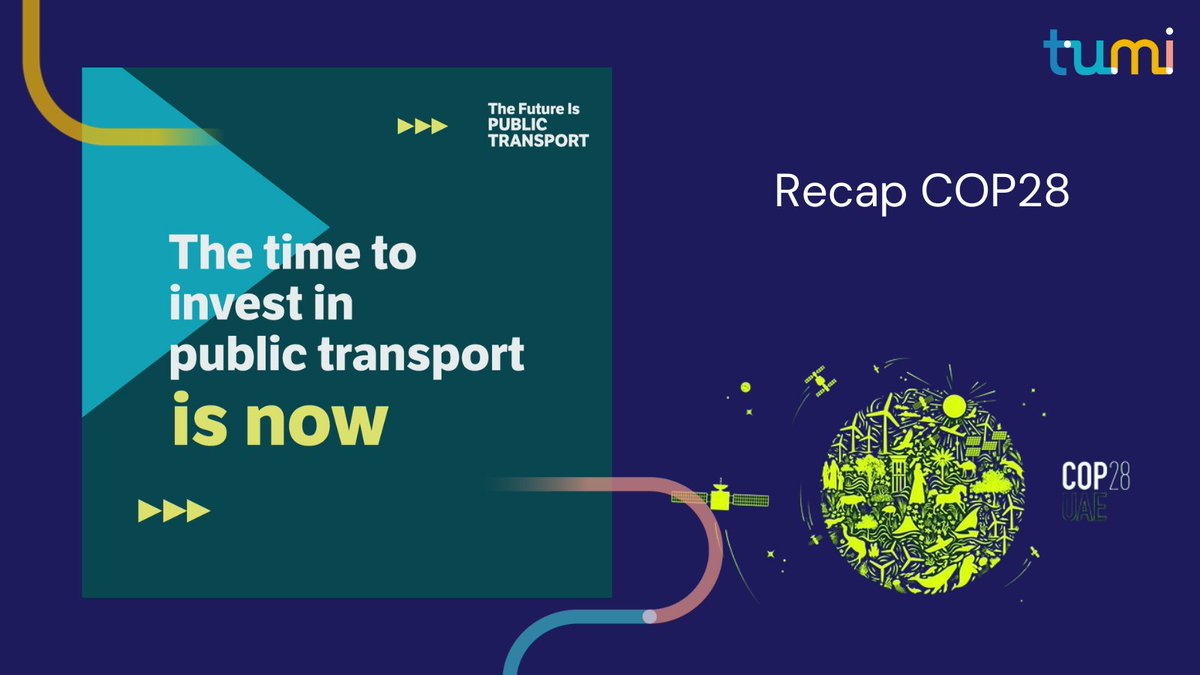 #RecapCOP28💡 A coalition of global cities alliances and NGOs calls for immediate action to double public transport as it is one of the most cost-effective measures to reduce carbon emissions. #TheFutureisPublicTransport Read the full statement here: thefutureispublictransport.org/2023statement/