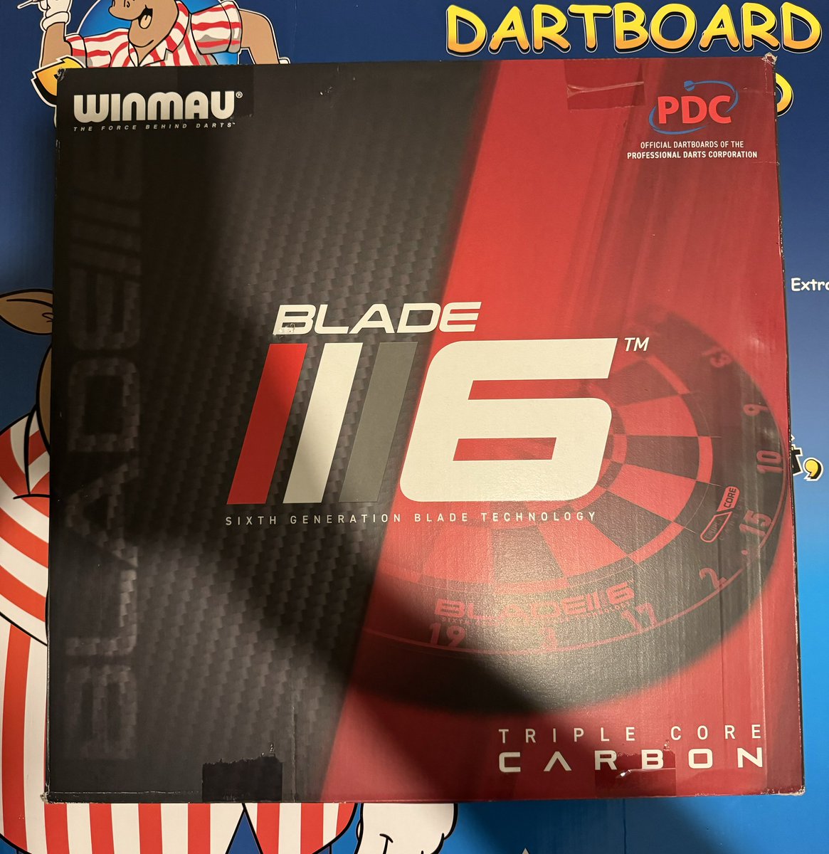 @Winmau 15. A brand new @Winmau Blade Six Triple Core dartboard