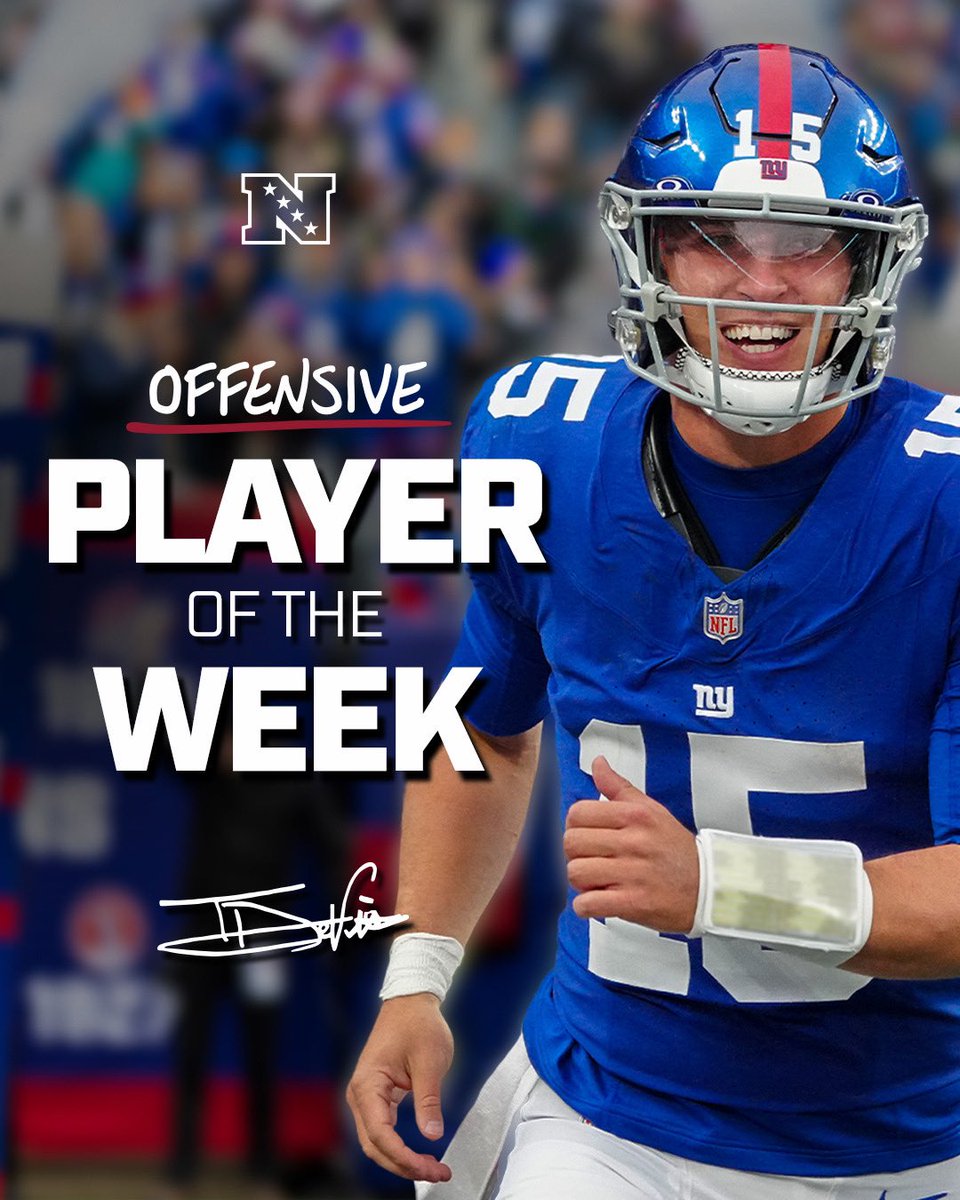 Woke up this morning…. NFC Offensive Player of the Week 😏