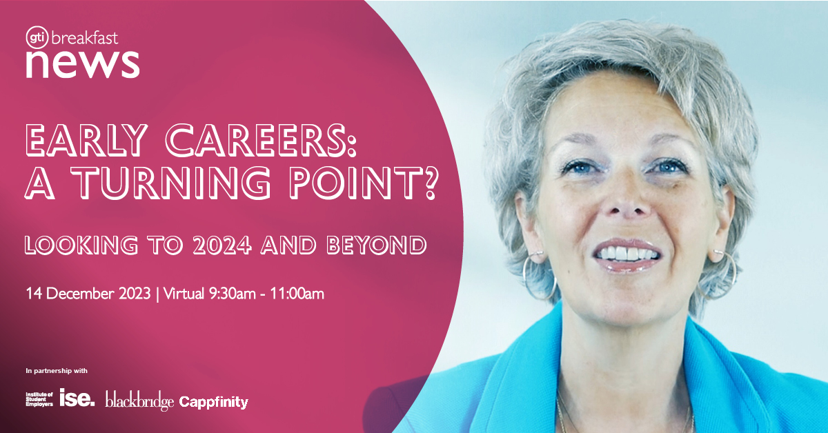 There's still time to join online for tomorrow's <a href="/Group_GTI/">Group GTI</a> Breakfast News.

We’ll be talking about the future of Early Careers. <a href="/BB_comms/">Blackbridge Comms</a> own Mike Hanbidge will be speaking and futurist K D Adamson joins as keynote. 

Register here: app.livestorm.co/gti-1/gti-brea…

#earlycareers