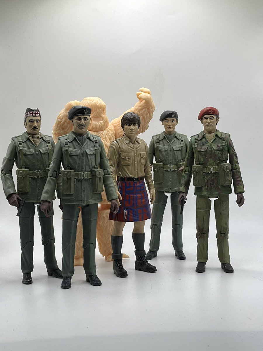 doctor_whoUK's tweet photo. This week at my Etsy

Captain Knight 
Driver Evans
Staff Sergeant Arnold 

All modelled by @JamesK348 

Available at 1pm Saturday 16th December 

There will also be a small stock of Yeti modelled by @expertmodeler 

#DoctorWho #weboffear https://t.co/Velk88honw