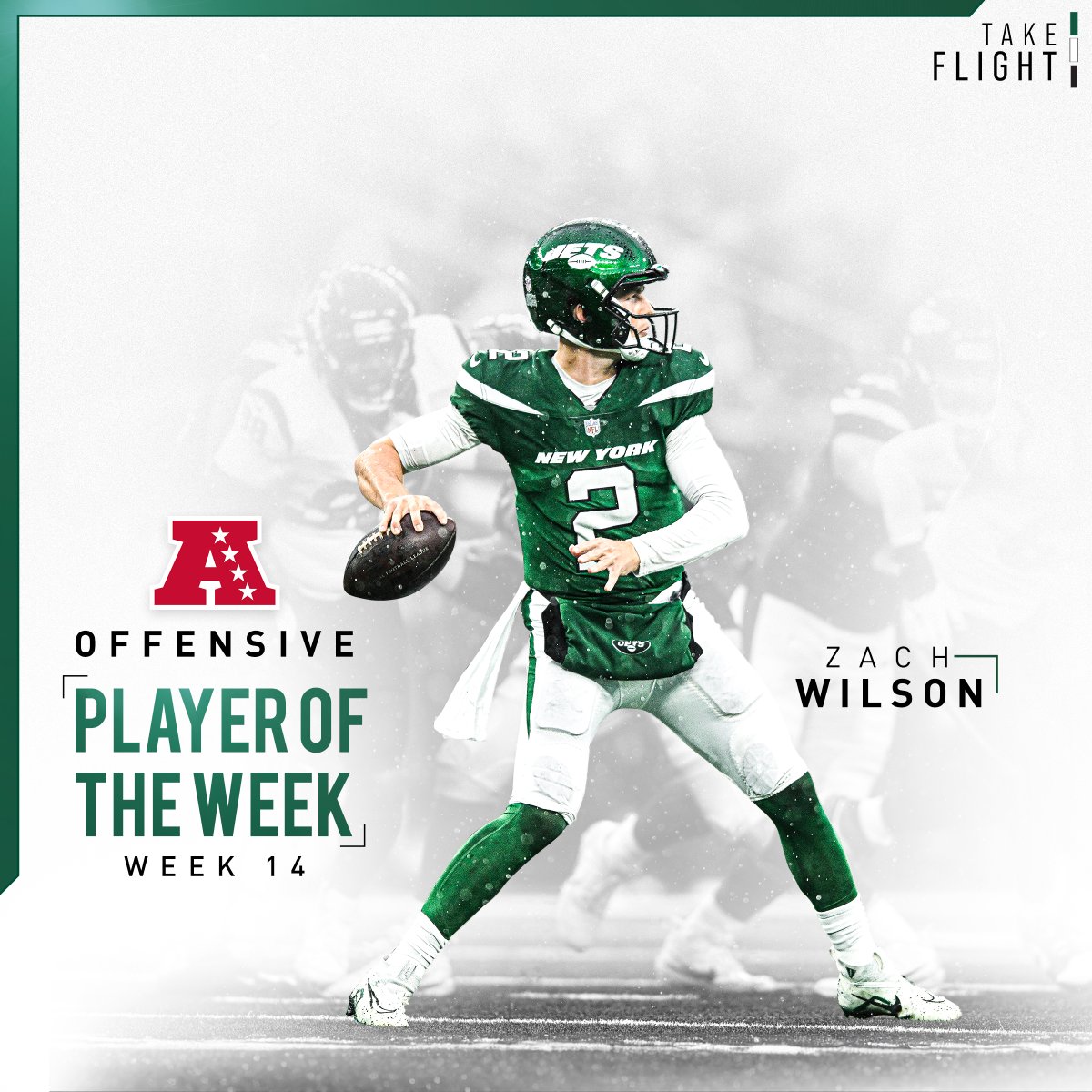 New York Jets (@nyjets) on Twitter photo Your AFC Offensive Player of the Week... <a href="/ZachWilson/">Zachary Wilson</a>!! 👏
📰: nyj.social/3uYIJzz Your AFC Offensive Player of the Week... <a href="/ZachWilson/">Zachary Wilson</a>!! 👏
📰: nyj.social/3uYIJzz