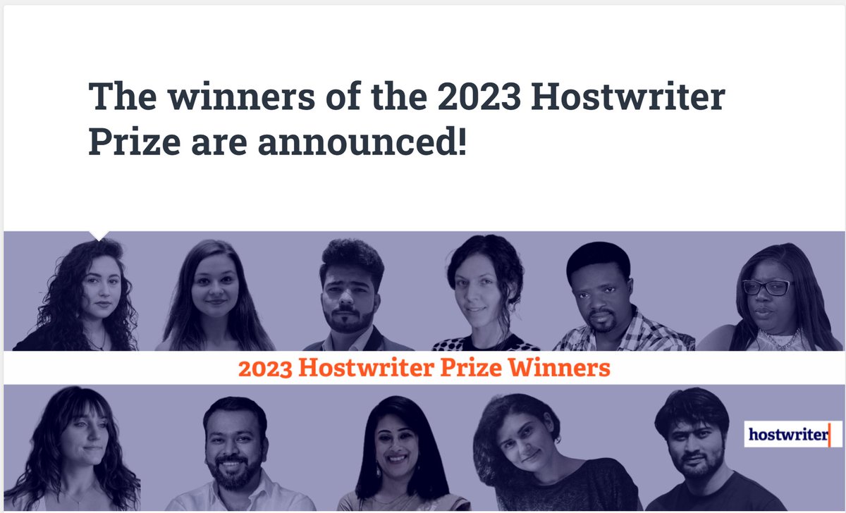 🎉 Big congratulations to the winners of the 2023 Hostwriter Prize! 🏆We awarded 3 teams for the Story Prize and 2 teams for the Pitch Prize. These stories highlight collaboration and the power of cross-border journalism in shaping a more inclusive future. blog.hostwriter.org/the-winners-of…