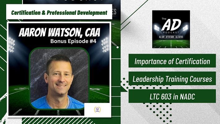 The AD Podcast (@goadpodcast) on Twitter photo 🚨Live Now!
🎙️🎧Bonus #4 w/ <a href="/a_watson_edu/">Aaron Watson, M.Ed., CMAA</a>
🏆Importance of Certification
👨🏫LTCs & LTC 603 at NADC
📚 Professional Development
🎧Listen Now 👉 anchor.fm/theadpodcast
Proudly Sponsored By:
<a href="/WallOfFameVS/">Wall of Fame®</a>
<a href="/BoxOutSports/">Box Out</a>
#podcast #coaching #leadership #youthsports 🚨Live Now!
🎙️🎧Bonus #4 w/ <a href="/a_watson_edu/">Aaron Watson, M.Ed., CMAA</a>
🏆Importance of Certification
👨🏫LTCs & LTC 603 at NADC
📚 Professional Development
🎧Listen Now 👉 anchor.fm/theadpodcast
Proudly Sponsored By:
<a href="/WallOfFameVS/">Wall of Fame®</a>
<a href="/BoxOutSports/">Box Out</a>
#podcast #coaching #leadership #youthsports