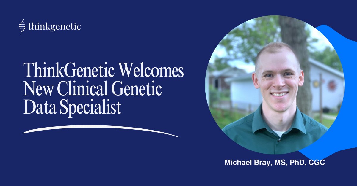 Please welcome new Clinical Genetic Data Specialist, Michael Bray, MS, PhD, CGC to the clinical team.  Michael has experience in genetic research with an emphasis on performing genetic analyses on data linked to de-identified electronic health records. #geneticcounseling