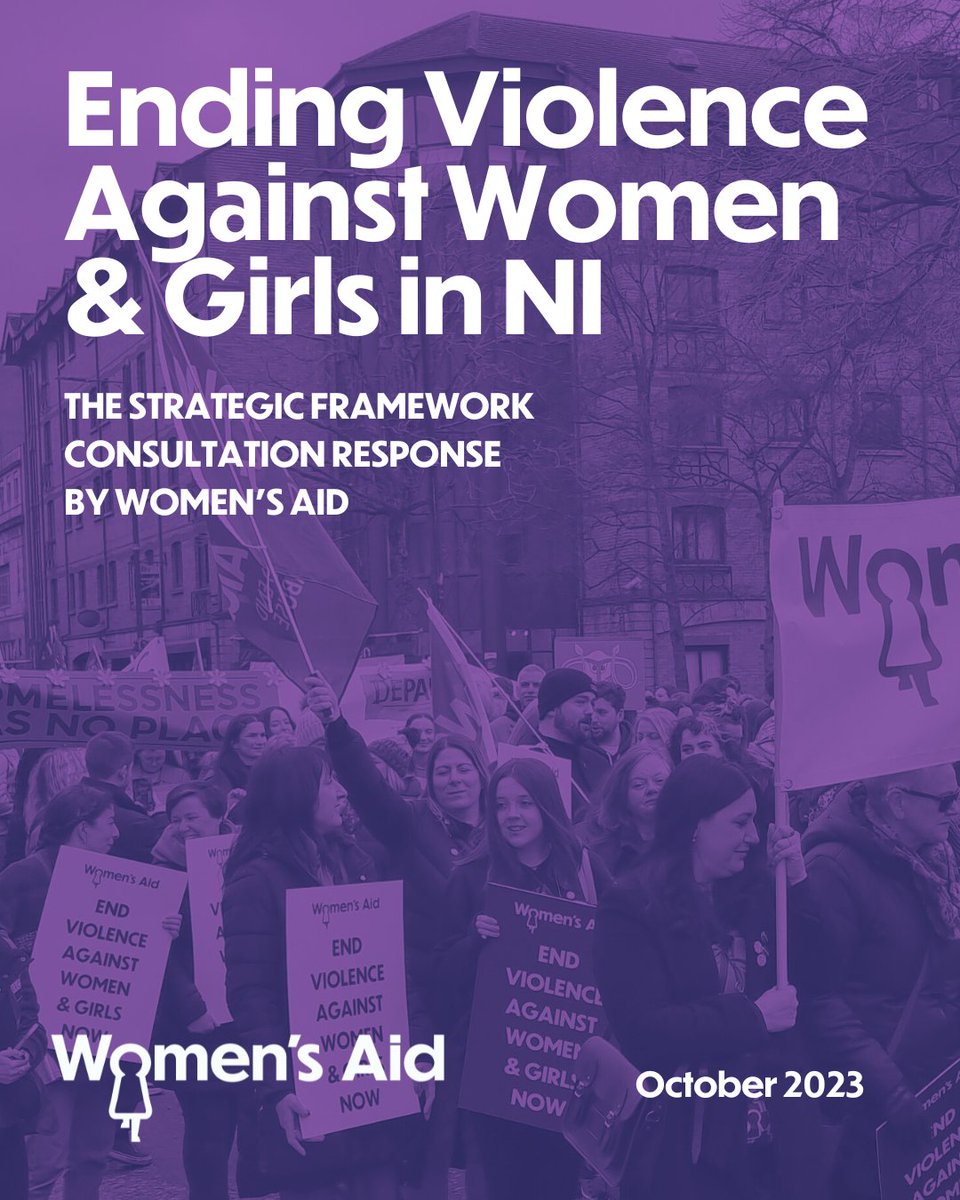Women's Aid submitted a comprehensive response to the Executive Office's consultation on the 'Ending Violence Against Women & Girls Strategic Framework', with the thoughts and opinions of women & young people fully shaping our submission 📝 Read it here👉tinyurl.com/mr8vmp9