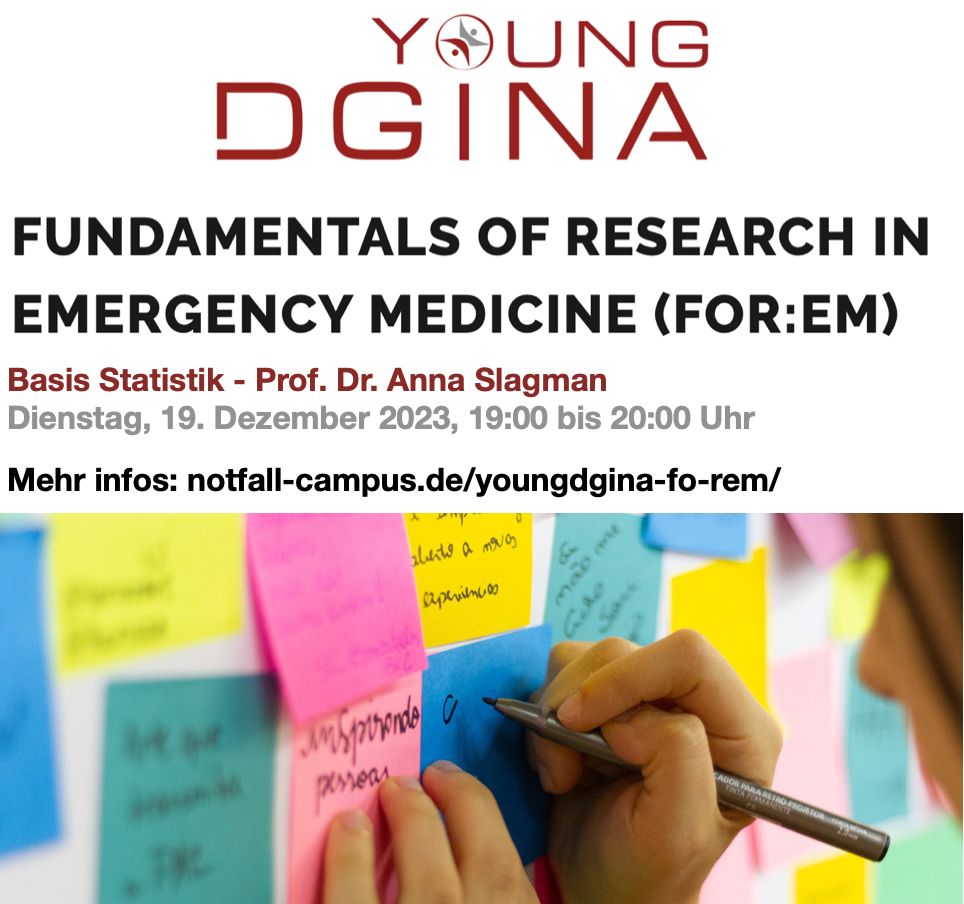 Eine neue Studie, es heißt "das Ergebnis war statistisch signifikant." Toll! 🤓

Doch was bedeutet das eigentlich? 🤔

Das und mehr erfahrt ihr am Dienstag in der nächsten Runde unseres Research-Projektes #FoREM. 🤩