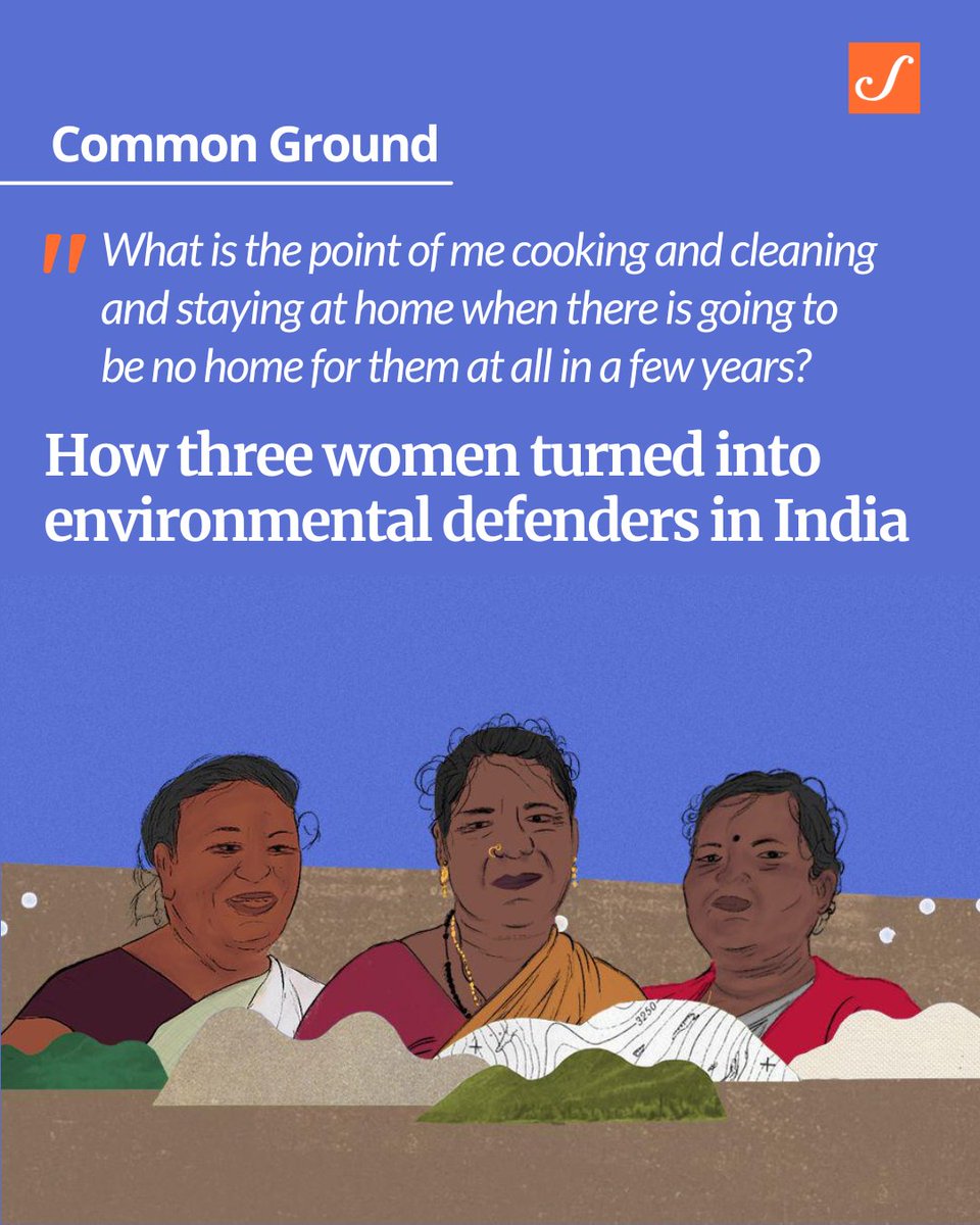 #CommonGround: Their stories are revealing of how deeply intertwined the work of environmental defenders is with their lives and how great the risks they bear are, even as they fight for the health and safety of the wider society around them. scroll.in/article/1060470