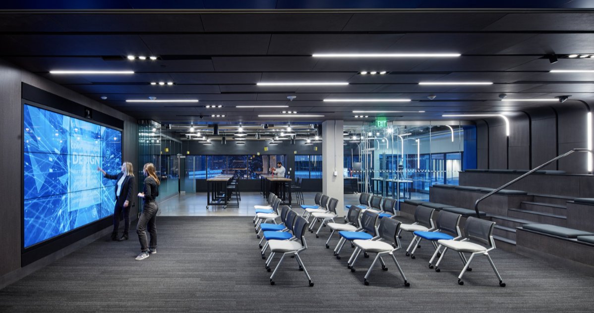 2024 workplace trend - the experience hub... How companies are creating experience and connection “hubs” to continue investing in culture while navigating uncertainty in the commercial real estate market. ow.ly/Olh450Qiebe via @workdesignmag
