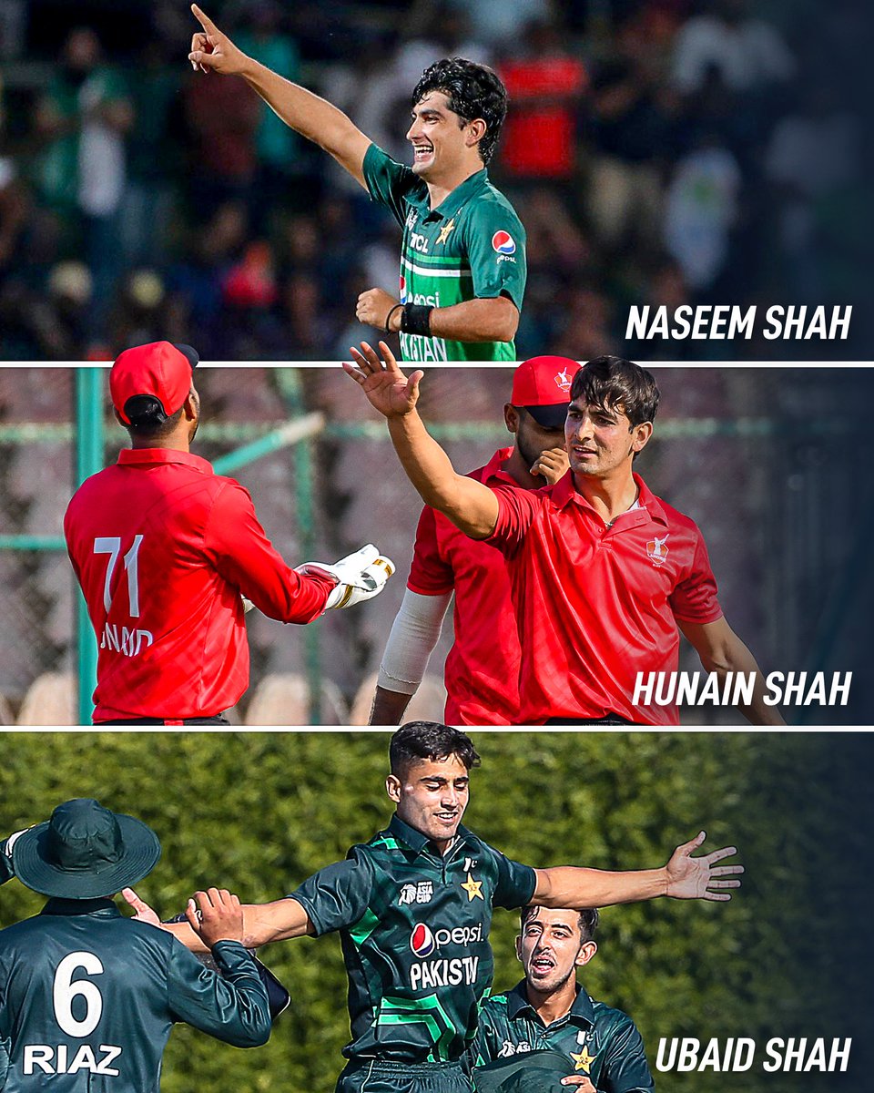 Pace bowling runs in the family for the Shah siblings ⚡⚡⚡

#PCB53