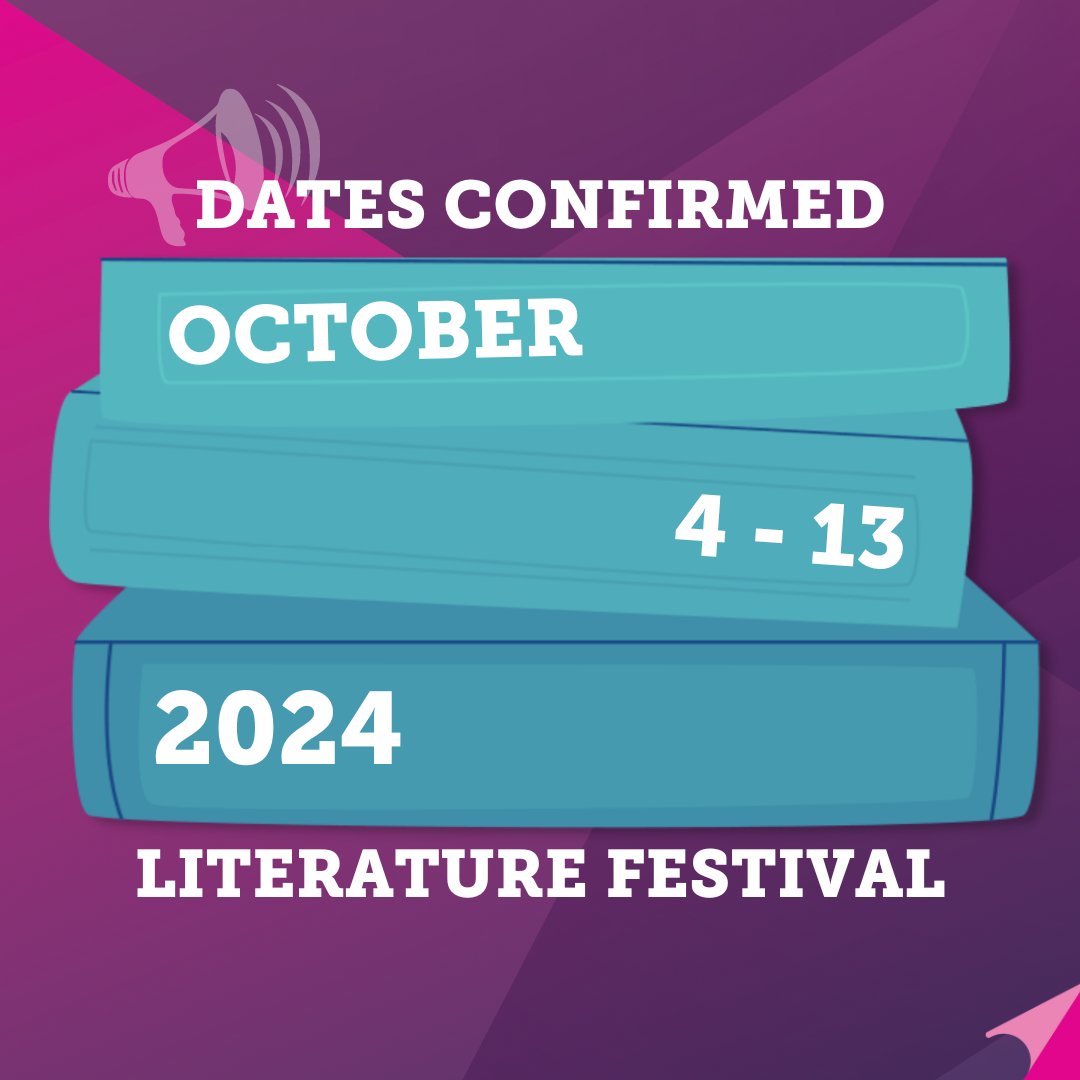 Time to mark your calendars for next year and prepare your literary spirit! 📚✨ We are excited to confirm the dates for the Literature Festival from October 4 - 13, 2024. See you there! 📖 #CheltLitFest #SaveTheDate