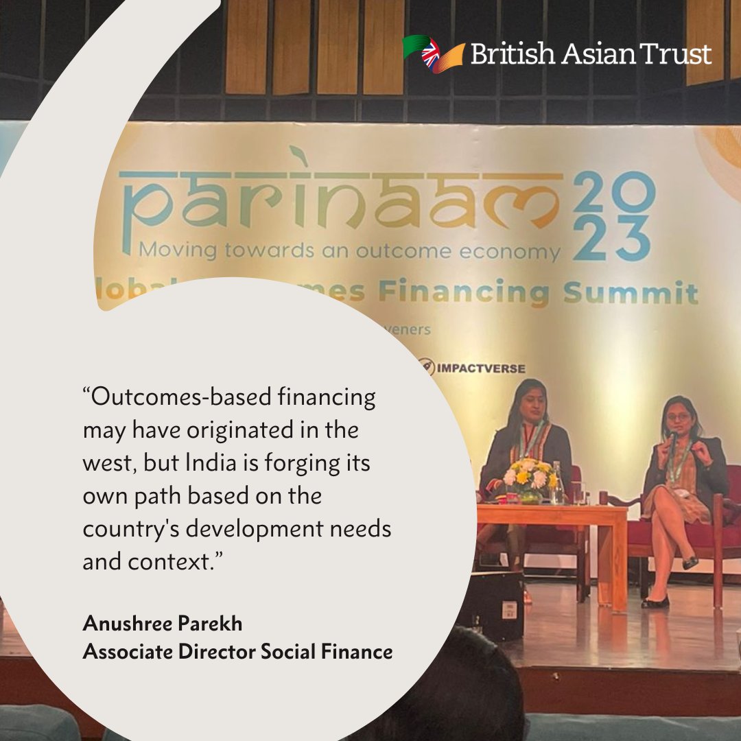 India’s interest in outcomes-based financing is increasing every day, and Anushree Parekh, Associate Director Social Finance shared insights on the country’s journey with it at the opening plenary of #Parinaam2023!