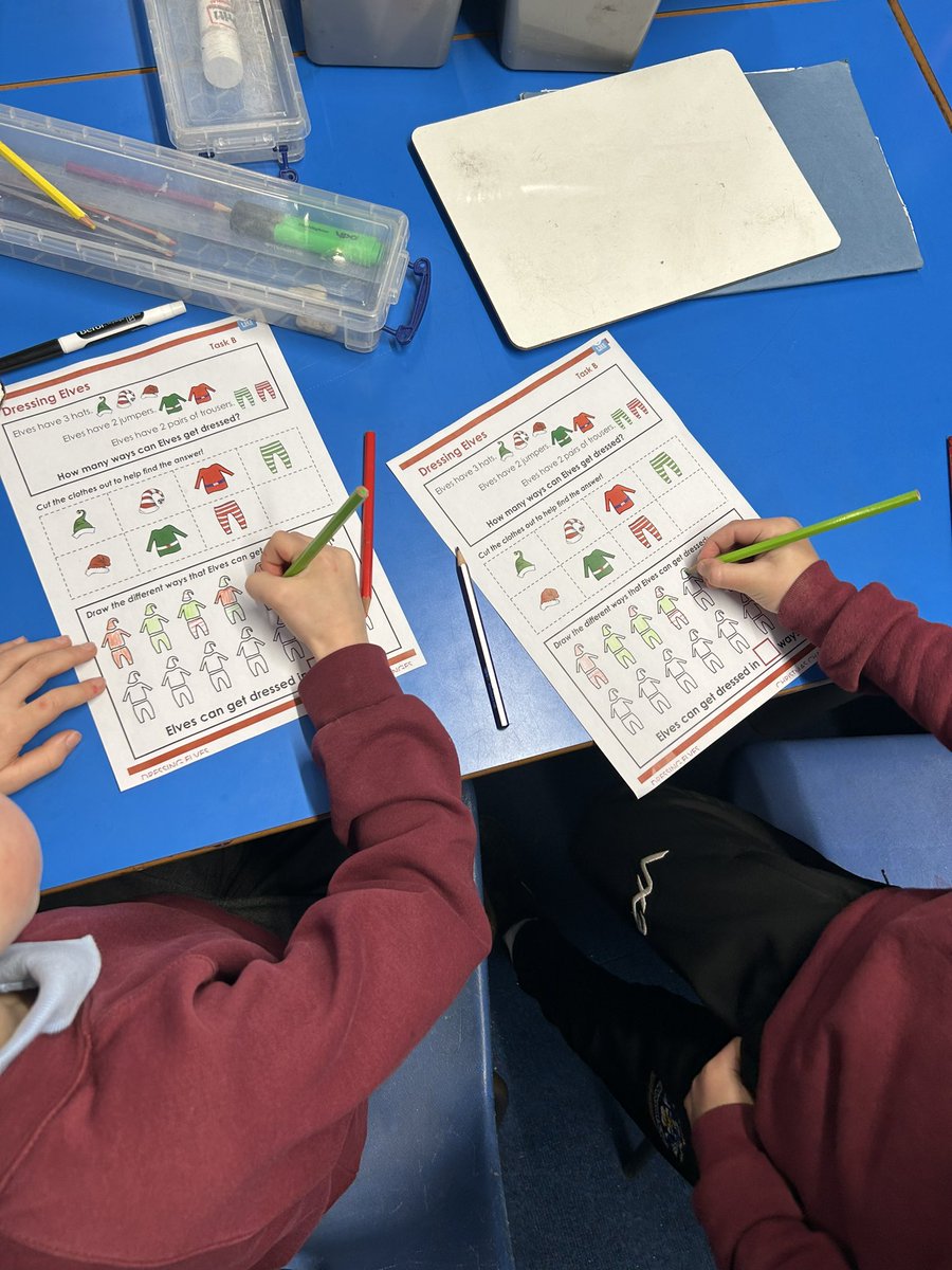 Absolutely love these Christmas maths activities from @gareth_metcalfe. Mathematical conversations around approaches are so rewarding. @mathscpdchat #collaboration