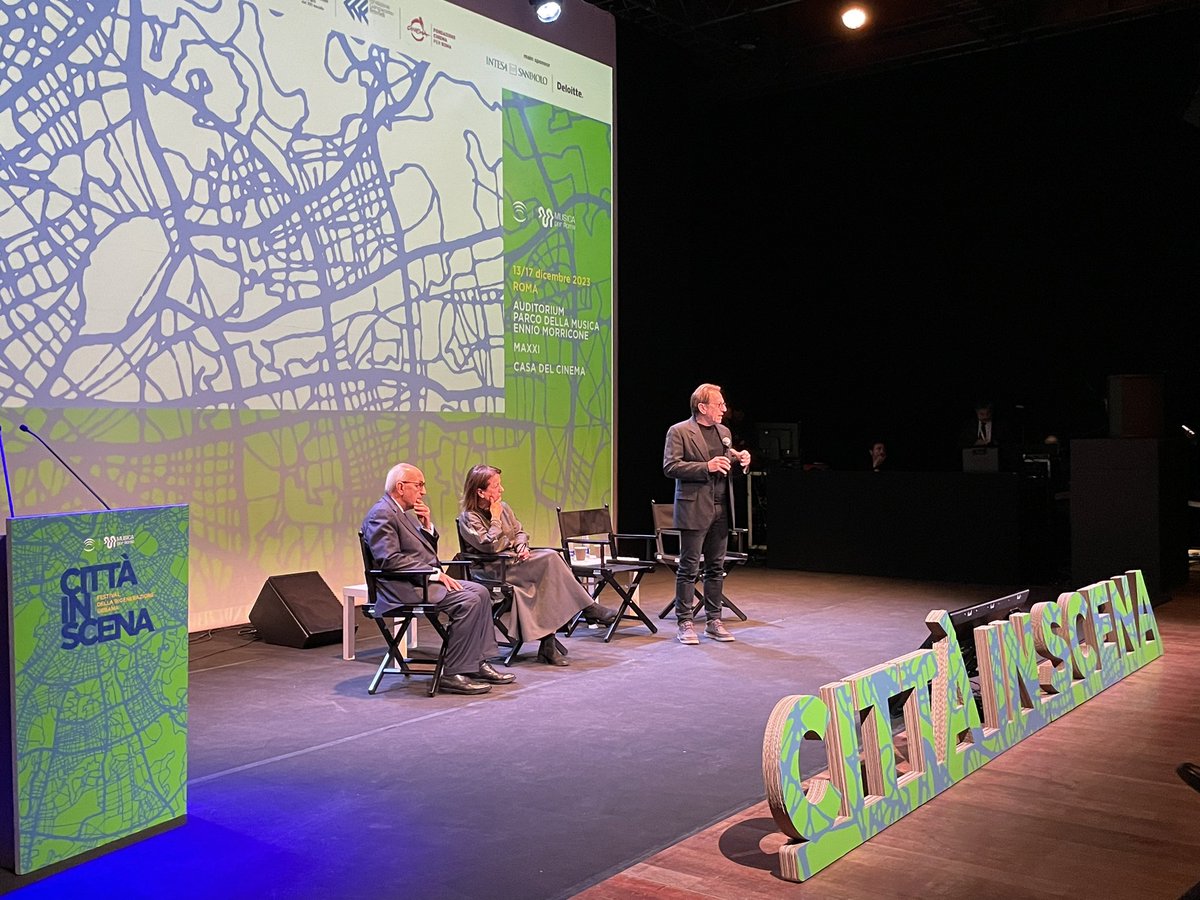 Inaugurazione di #Cittainscena con il Sindaco di Roma <a href="/gualtierieurope/">Roberto Gualtieri</a> e i promotori del festival, Federica Brancaccio, Presidente #Ance, Daniele Pitteri, Fondazione Musica per Roma e Ledo Prato, Segretario Generale <a href="/mecenate90/">Mecenate90</a>