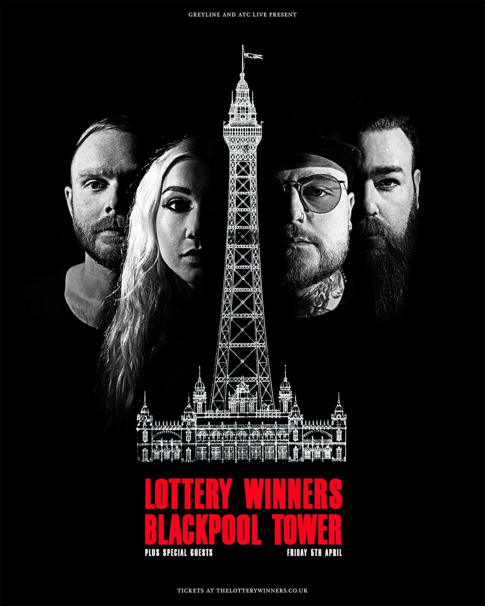 LotteryWinners's tweet photo. 🔥 ANNOUNCEMENT 🔥

We’re back out on tour in March hitting loads of well cool places! Even BLACKPOOL TOWER!

Tix will be onsale on Friday, and would make an EXCELLENT Christmas present. 😉

Thom, Kate, Rob and Joe. X https://t.co/ZE9rBJGoUe