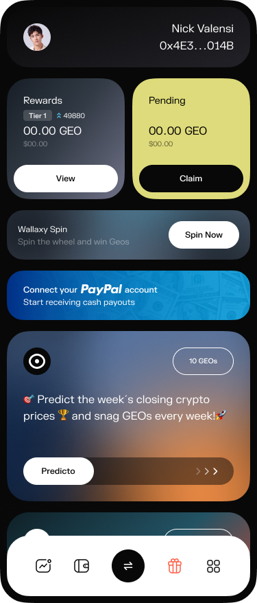 Exciting News! 🌐✨ Get ready for a game-changer: PayPal cashouts are coming soon to Wallace! 💳💸 Elevate your crypto experience with a new level of convenience! Stay tuned! 🚀 #PayPalCashouts #ComingSoon #WallaceWallet #CryptoRevolution