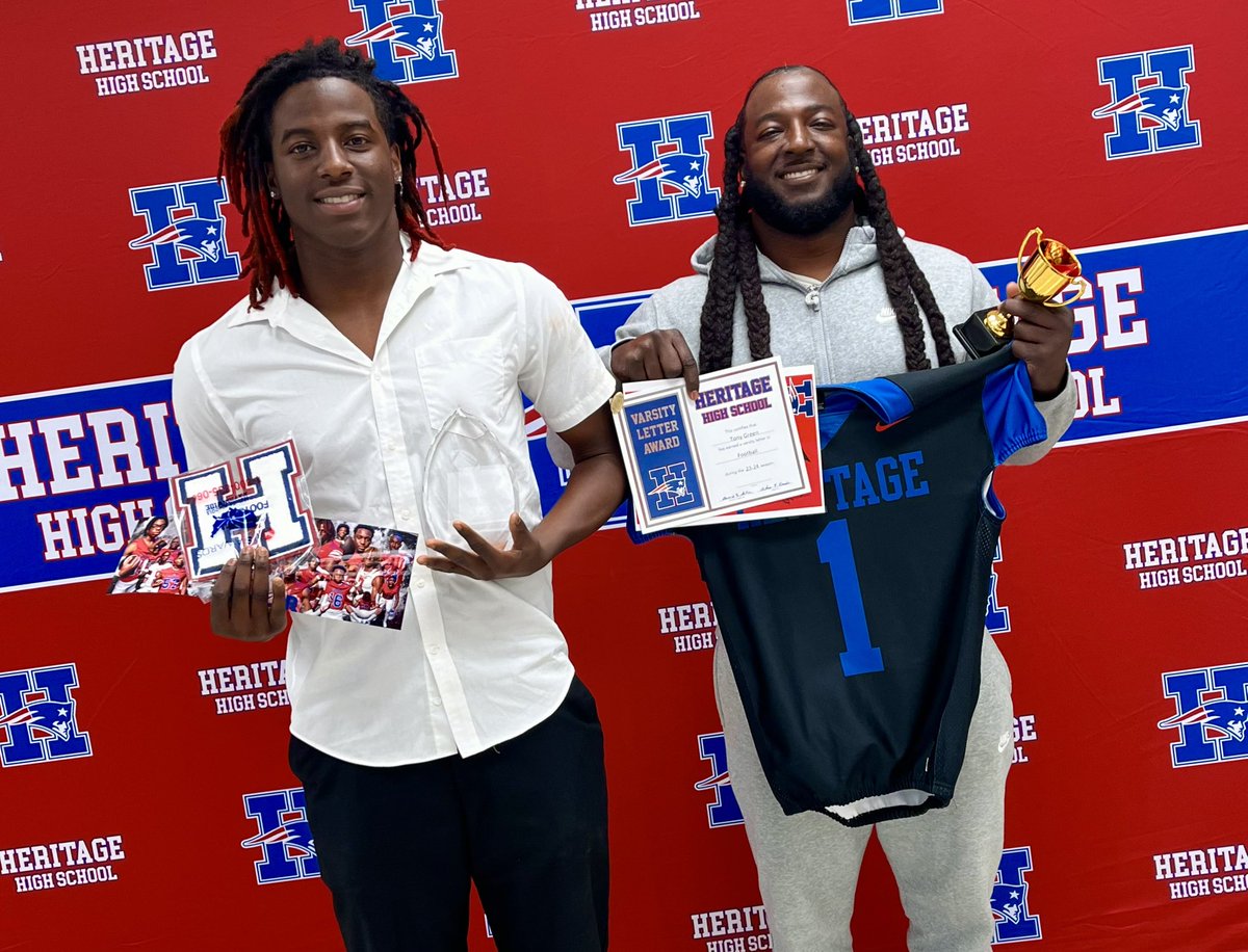 Congratulations 2 My Son <a href="/TonyGreen_13/">tonyGreen</a> ! Offensive MVP Player of the Year!🏈🏆2023 Football Banquet.💫 I’m a Very Proud &amp; Thankful Father! Job Well Done Son!..now let’s finish the mission with this Diploma!!! 
#1 #GREEN 👑