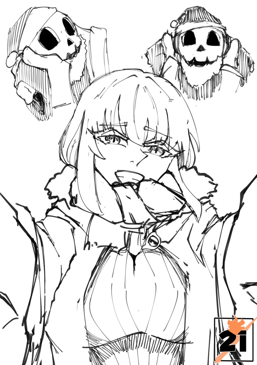 POV: You were caroling when suddenly, Calli picked up by.
Yeah... this is a sketch... Hopefully I can finish it before xmas...
#callillust