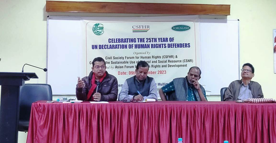 @csnrindia @CSFHRIndia in collaboration with @FORUMASIA2014 celebrated the 25th year of UN declaration of Human Rights Defenders at #PrasarBharati, Bhubaneswar