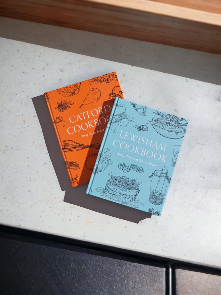 The House of Lewisham and House of Catford Cookbooks are a culinary dream team!

Not only do they make fantastic gifts for the foodies in your life, but they also bring a vibrant burst of colour to every kitchen cabinet. Elevate your cooking experience – order now online!
