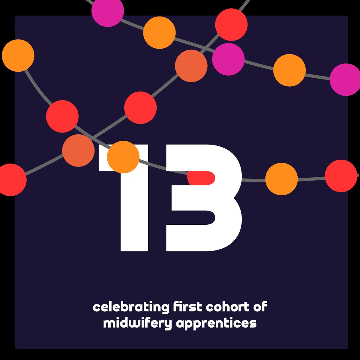 It was a brilliant moment to celebrate the graduation of the first cohort of midwifery apprentices this year. We’re dedicating number 13 in our advent calendar to the shining stars who have joined the workforce. More here: buff.ly/3EQBxHi