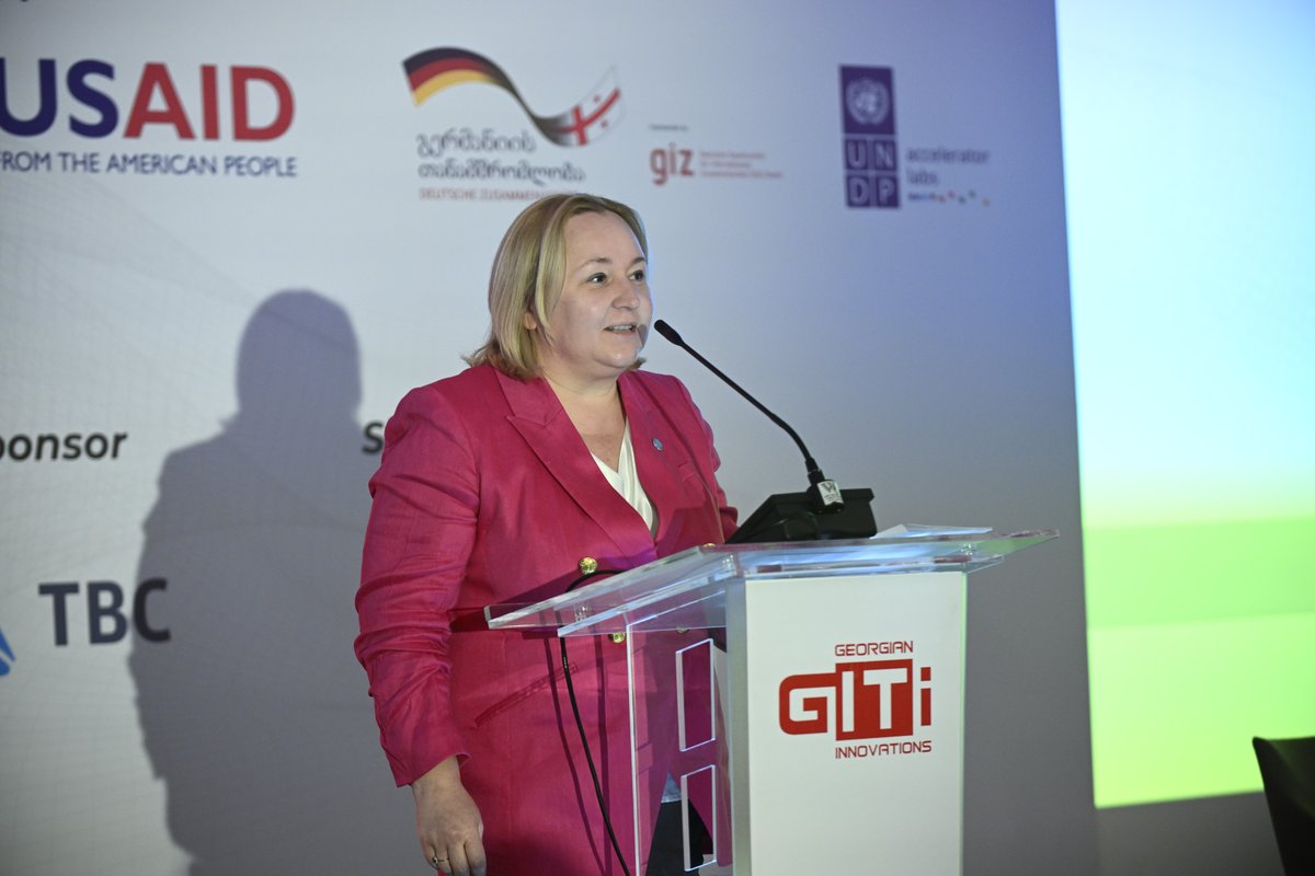 UNDPGeorgia's tweet image. Proud to contribute to #GITI'23, Georgia's largest forum uniting tech professionals & innovation pioneers.
In partnership with @theGCF, @SwedeninGE, @SwissDevCoop, @UKinGeorgia, Germany, Qatar, we focus on digital divide, cyber security, digital #HumanRights.
#Tech4Development