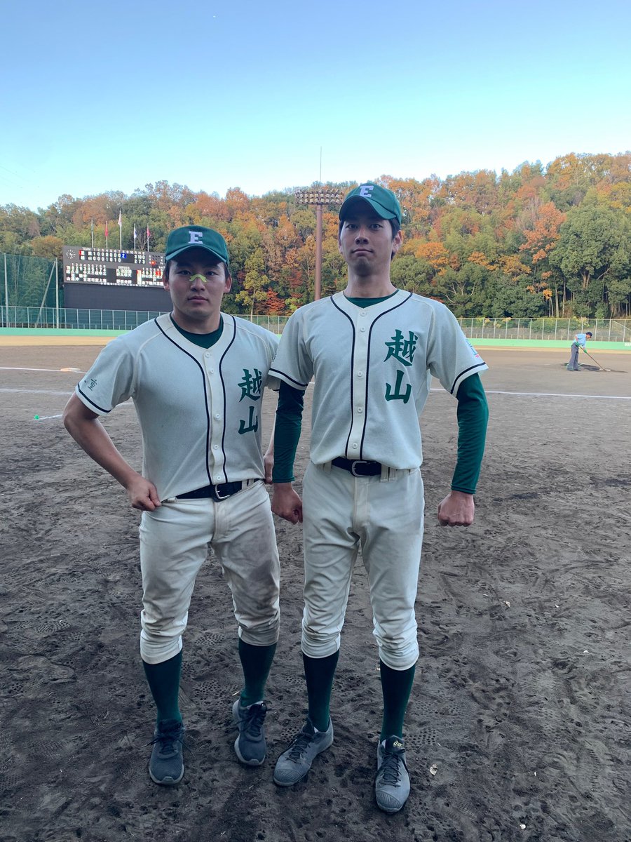 ystyle0115's tweet photo. 主砲の楡さん！！
大事なところで必ず1本出してくれる頼れる先輩！
準決勝では楡さんのヒット無しでは勝ち切ることが出来なかったです！
越山最恐バッター⚾️

楡さんが背伸びしてる🫢

 #TBS #日曜劇場 #下剋上球児 #生田俊平 #楡伸次郎 #堀川佑 #金城悠史 https://t.co/OGOrpGo8Ji