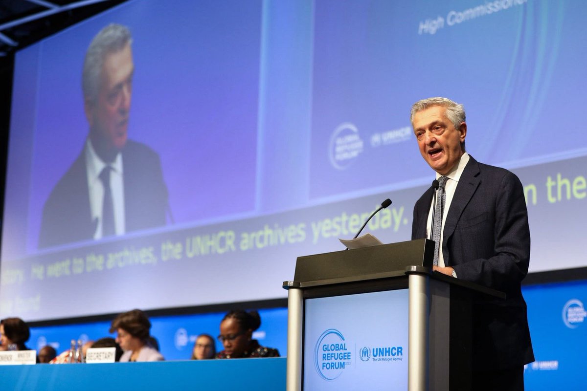 'Let’s remember that most refugees –75% to be precise– are hosted by low- and middle-income countries, often already struggling to provide and care for their own citizens. This is why international support is so key and must be reinforced.' - @FilippoGrandi opening #RefugeeForum