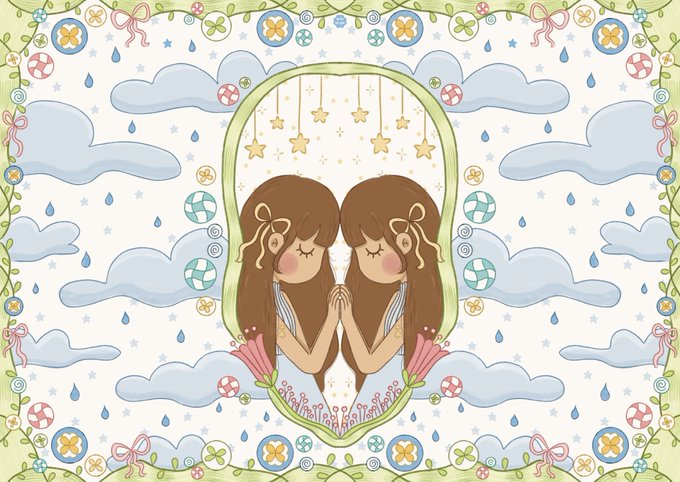 「multiple girls symmetry」 illustration images(Latest)