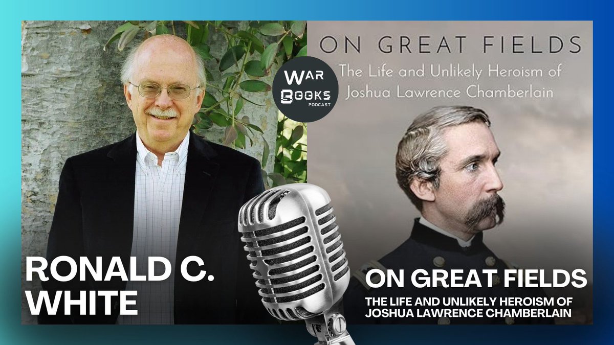 Joshua Lawrence Chamberlain, a minister and professor from Maine, became a celebrated hero during the U.S. Civil War. Ronald C. White discusses his book, 'On Great Fields: The Life and Unlikely Heroism of Joshua Lawrence Chamberlain.' Link 👇