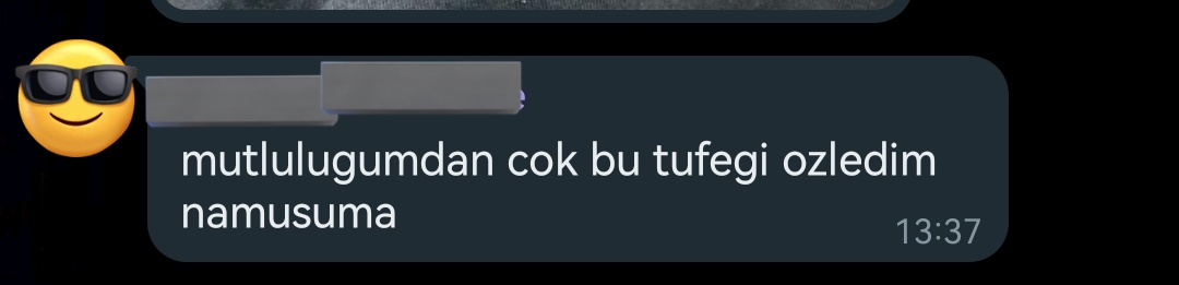 * 1 yeni mesaj