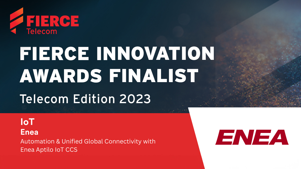 The Enea Aptilo IoT Connectivity Control Service (IoT CCS) has become a finalist for the Fierce TelecomInnovation Awards 2023! Find out why it's so valuable for our customers and more about the nomination here: ow.ly/9l7s50Qief9
#IoT #CSP #Cellular #Telco #FierceTelecom