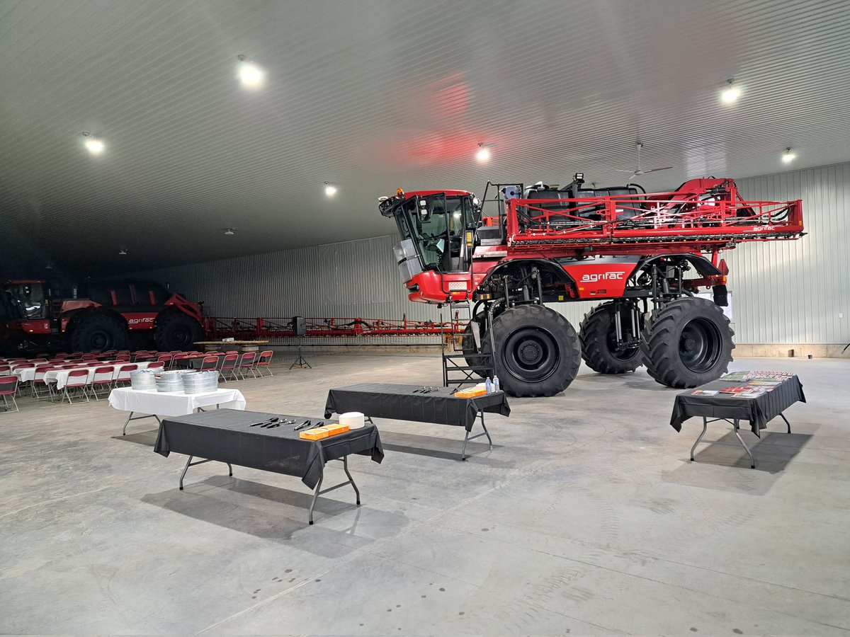 Agrifac Sprayer Launch Event with guest speakers Jason Deveau and Tom Wolfe!