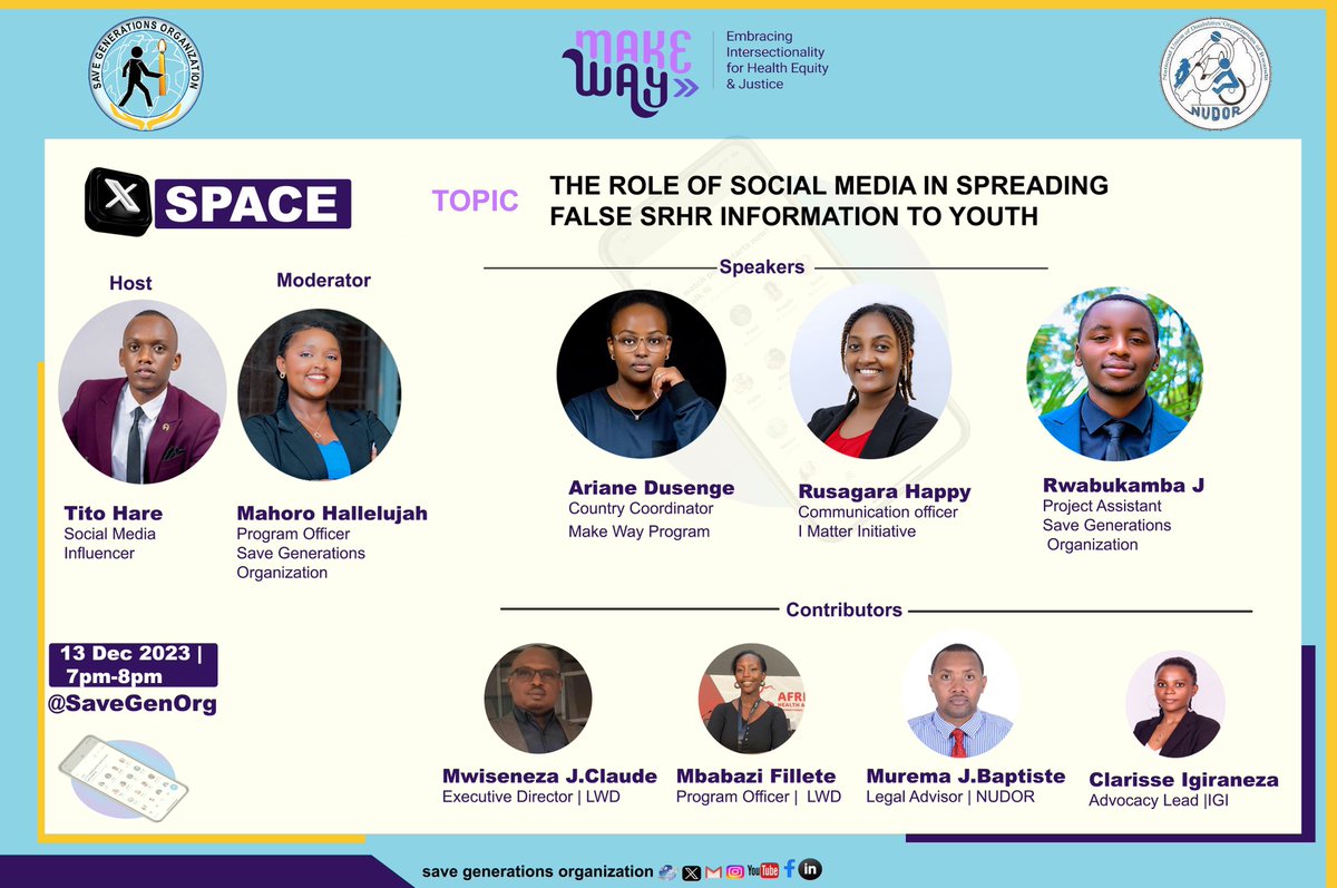 Join our Twitter Space tonight from 7-8 PM, delving into 'The Role of Social Media in Spreading False SRH Information to Youth.' Let's raise awareness, debunk myths, and empower ourselves with accurate information. Invite others to participate in this crucial dialogue.