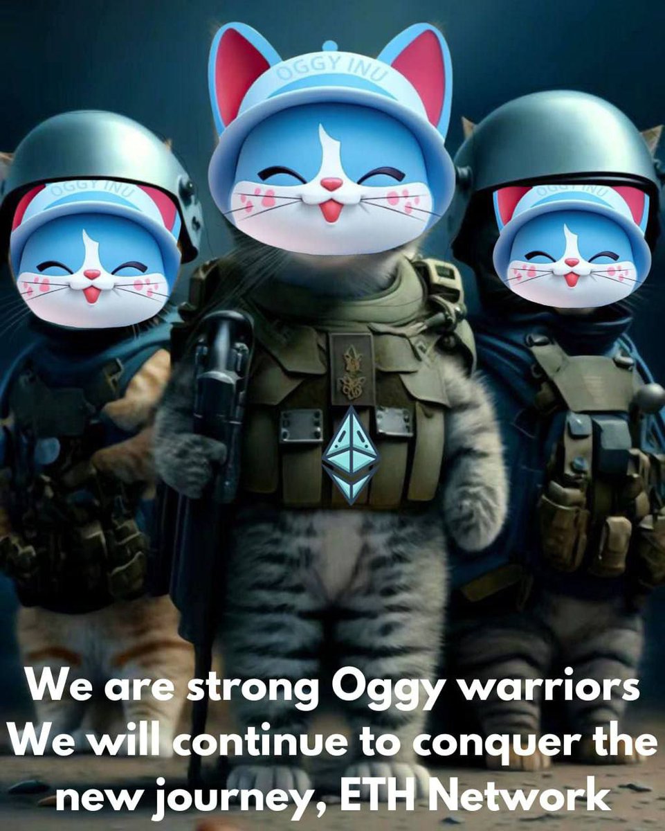 Wassup world! I have better news for y'all!  #OGGY is rocking hard with these achievements!

📈 listed on #MEXCKickstarter 
📈 #OGGYSWAP is now released at Oggyinu.com
📈 #GROKINU is NOW listed on Oggyswap
📈 Dedicated community

t.me/oggy_inu