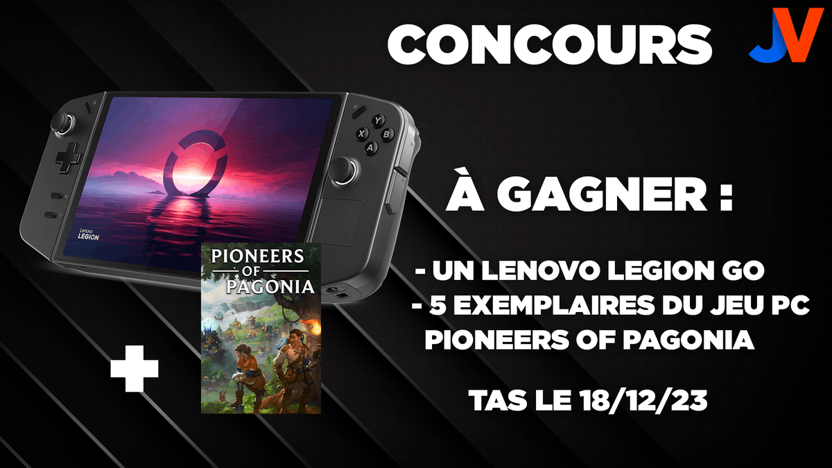 JV - Jeux vidéo (@jvcom) on Twitter photo 🎁🎮🔥 CONCOURS LENOVO GO - PIONEERS OF PAGONIA 🔥🎮🎁
Pioneers of Pagonia sort le 13 décembre ! On vous fait gagner une Lenovo GO et 5 exemplaires du jeu sur PC avec <a href="/GamesplanetFR/">Gamesplanet France</a> !
🎁 RT+Follow <a href="/JVCom/">JV - Jeux vidéo</a> 🎁
🔥 6 gagnants 🔥
docs.google.com/document/d/19l… 🎁🎮🔥 CONCOURS LENOVO GO - PIONEERS OF PAGONIA 🔥🎮🎁
Pioneers of Pagonia sort le 13 décembre ! On vous fait gagner une Lenovo GO et 5 exemplaires du jeu sur PC avec <a href="/GamesplanetFR/">Gamesplanet France</a> !
🎁 RT+Follow <a href="/JVCom/">JV - Jeux vidéo</a> 🎁
🔥 6 gagnants 🔥
docs.google.com/document/d/19l…
