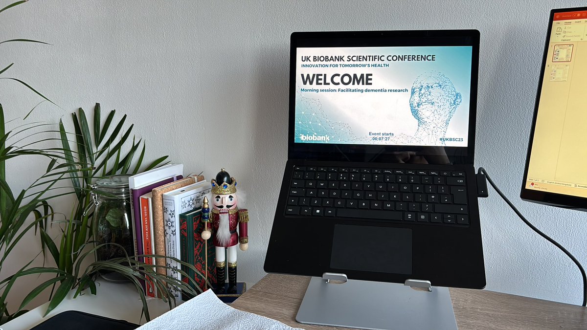 A full day of learning ✨ Excited that virtual (free) conferences are available from my living room #scienceforeveryone #UKbiobank #virtualconference #phdlife