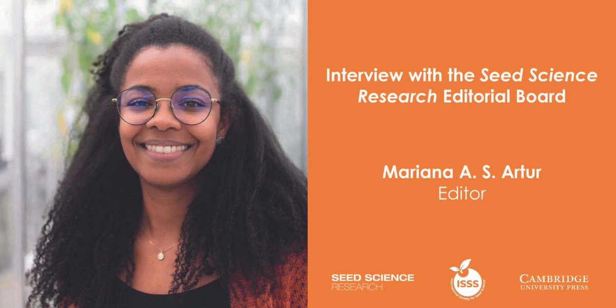 Continuing with the interviews with our amazing editorial team, this week we have Dr Mariana Artur! @plantscifyi @CUP_LifeScience (1/4)