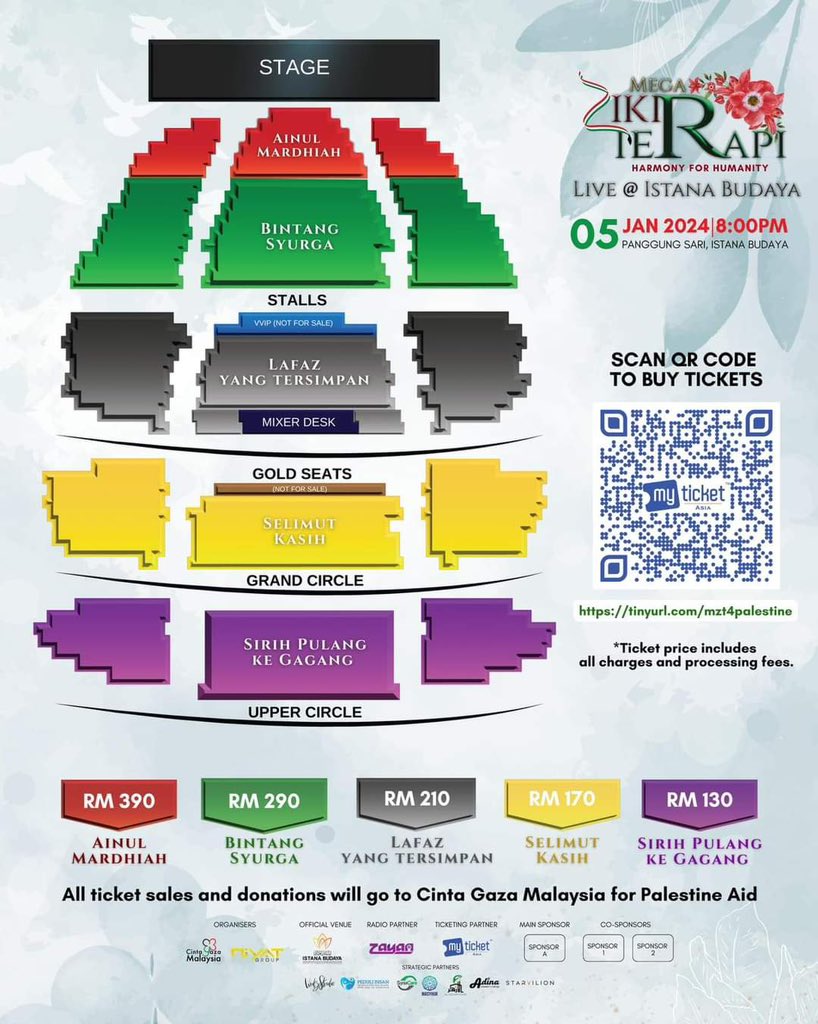 KhaiBaharEmpire's tweet photo. @khaibahar94_ akan bersama2 menjayakan Mega Zikir Terapi Harmony For Humanity. Jemput datang semua &amp; guna kan promo code seperti yang teeters di poster untuk harga discount! 

Date : 05.01.2024
Time : 8pm
Venue : Istana Budaya
Ticket : https://t.co/bFGPDOYm74

#khaibahar https://t.co/7Y4TORZbtc