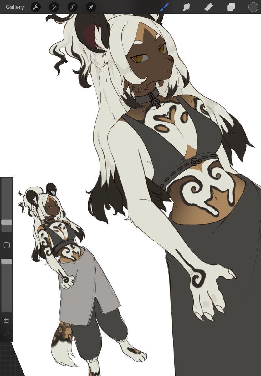 「Worked on her a bit tonight! 」|☀️keldel☀️のイラスト