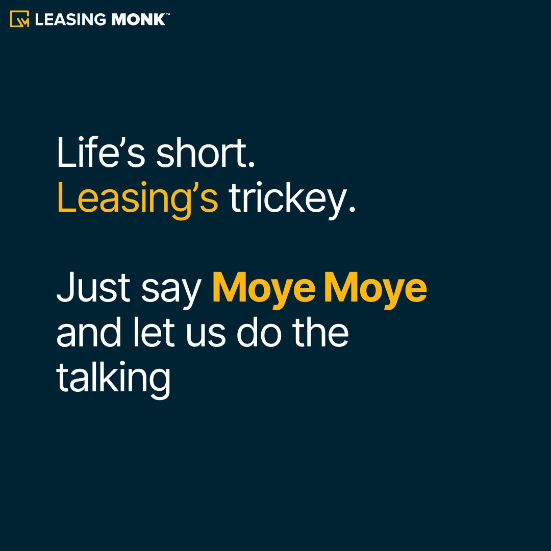 LeasingMonk's tweet image. Leasing Monk: Simplifying Your Lease Process

#InnovateWithLeasingMonk #ProptechSolutions #EmpoweringBrokers #realestateinnovation