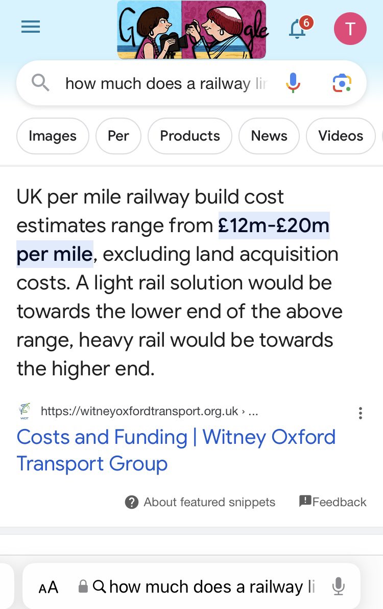 Should leave £80m/mile for land acquisition…, just a suggestion.