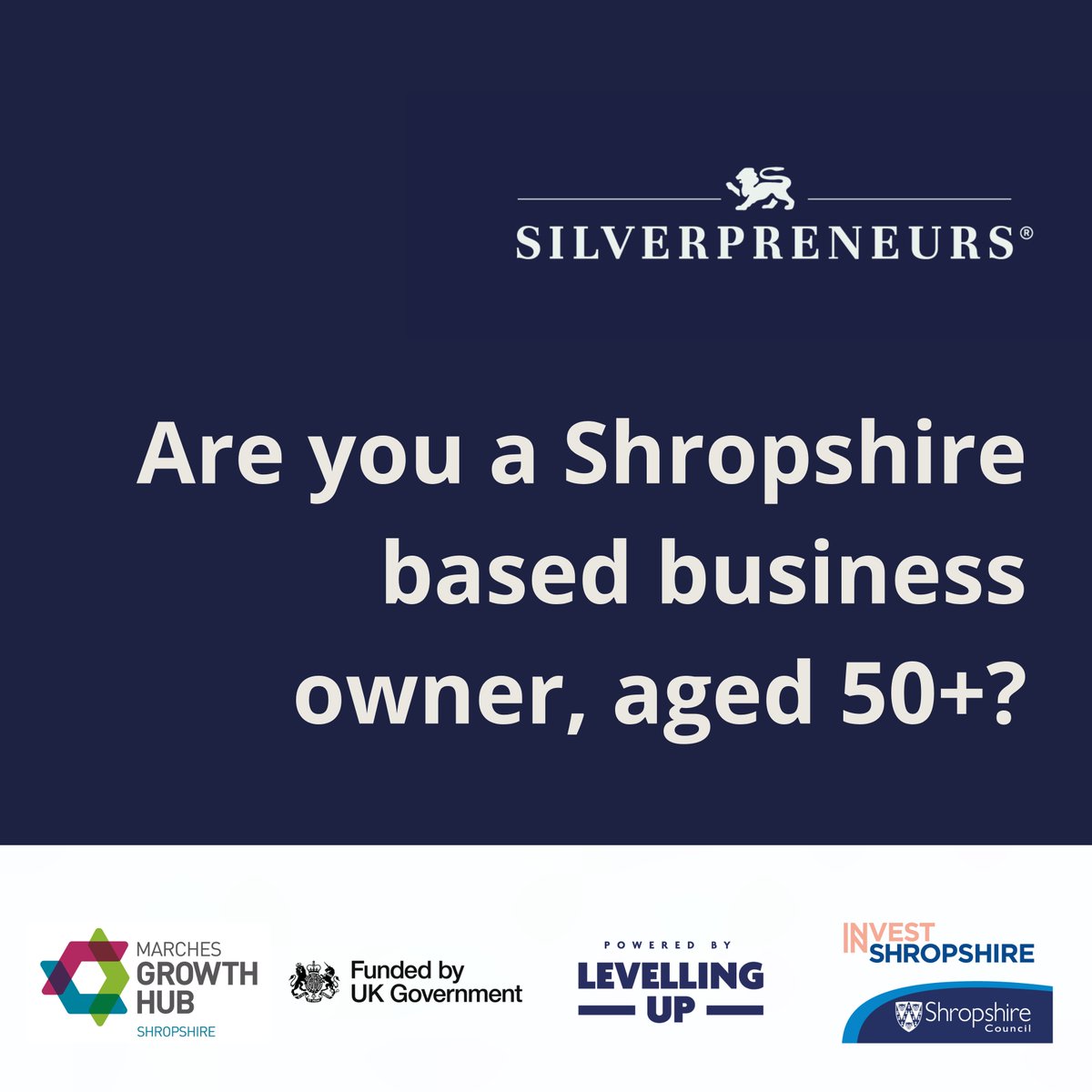 Cohort 2 of our business support programme starts on 18th January 2024 – Applications are OPEN NOW. silverpreneurs-ltd.com/apply-request-…
This fully funded programme will be delivered by expert trainers through a combination of in-person 1-2-1 and group sessions. 
#UKSPF #InvestinShropshire
