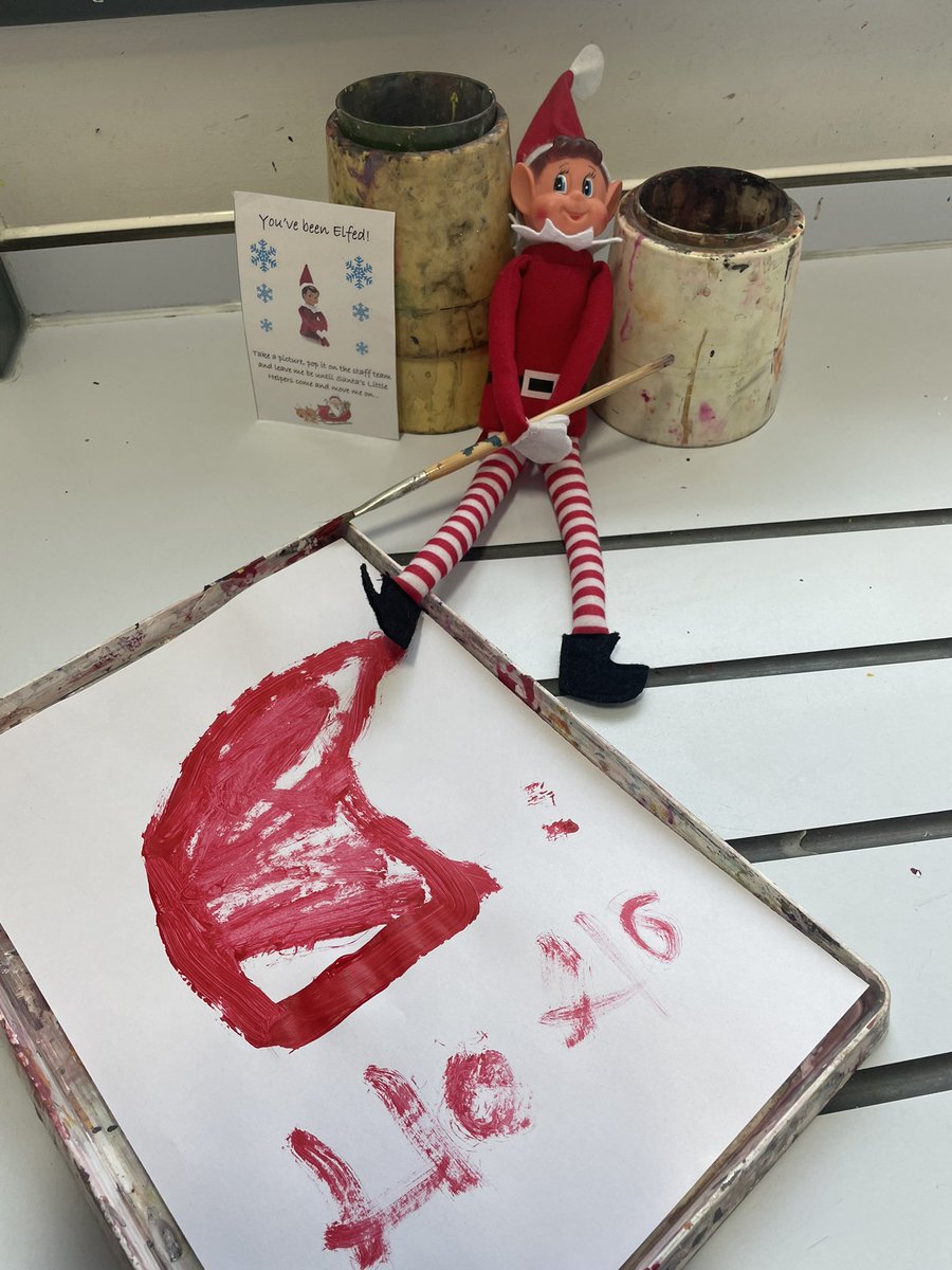 Edgar showing off his artistic skills! 🎨 <a href="/CalderheadHS/">Calderhead HS</a>
