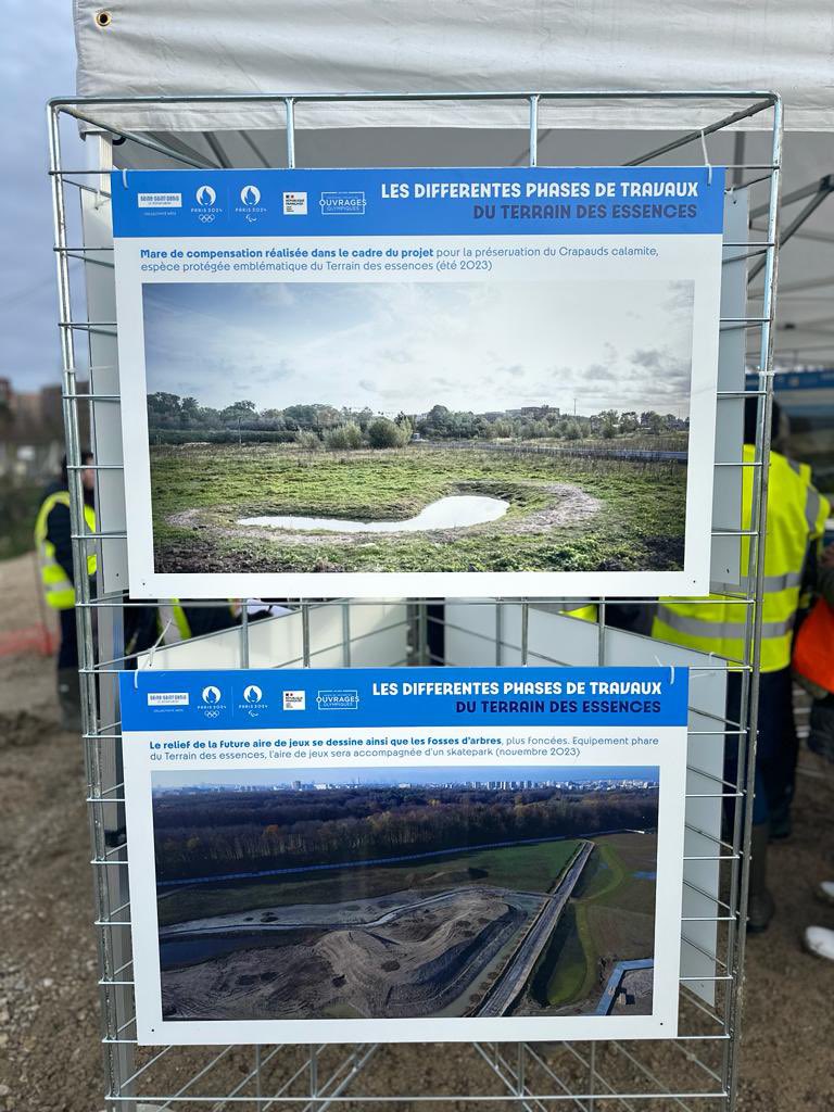 Hier, nous avons symboliquement planté les premiers arbres sur le « Terrain des essences »🌳 Projet majeur de l’héritage naturel des JOP24, la transformation de cet espace entraînera l’extension de 13ha du Parc Georges-Valbon. Ouverture au printemps 2025🤩