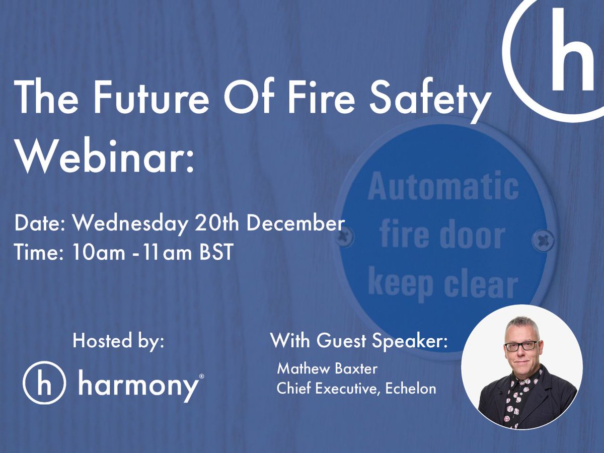 Echelon Group CEO Mathew Baxter will be discussing the latest procurement regulation changes at “The Future of Fire Safety” webinar, facilitated by @harmony_fire, on 20 Dec. Sign up here to learn more about the changes and what they mean for you: bit.ly/41geVdS