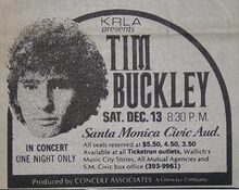 OTD in 1969 💫

December 13, 1969 Santa Monica Civic Auditorium, Los Angeles, CA

#TimBuckley 🎸