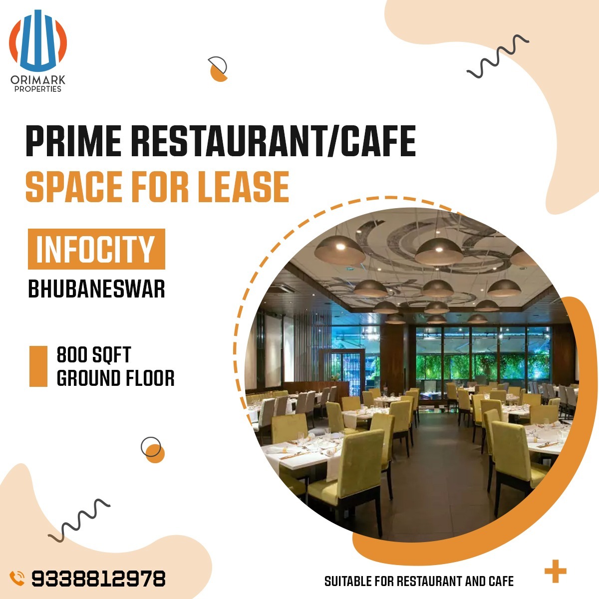 Searching for the perfect spot to launch your restaurant or cafe? Your search ends here! We have 800 sqft of prime space #availableforlease at #Infocity, #Bhubaneswar. Elevate your culinary dream with #OrimarkProperties! 

For more details, Contact today @ 9338812978

#LeaseSpace