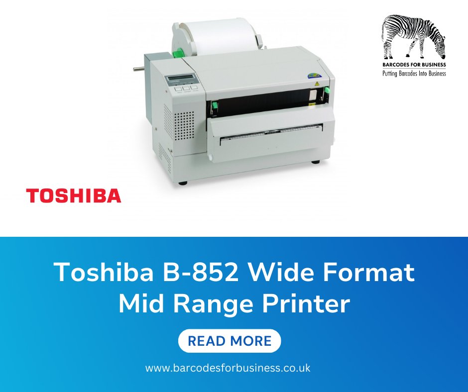 barcodes4bus's tweet image. Visit barcodesforbusiness.co.uk/product/toshib… for more details or contact us today. 📞

#ToshibaB852 #WideFormatPrinter #PrintingSolutions #EfficiencyUpgrade #Technology #Innovation